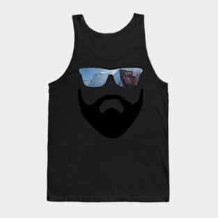 The Mountaineer and the cool Sunglasses Tank Top